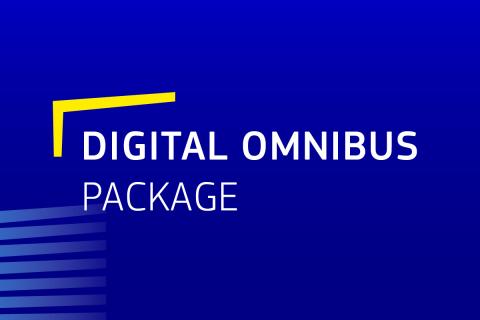 Il·lustració del Digital Omnibus de la Comissió Europea