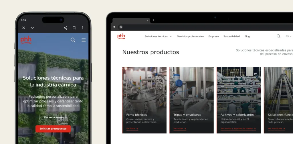 Acompañamiento 360º en marketing, comunicación y negocio digital para PHH